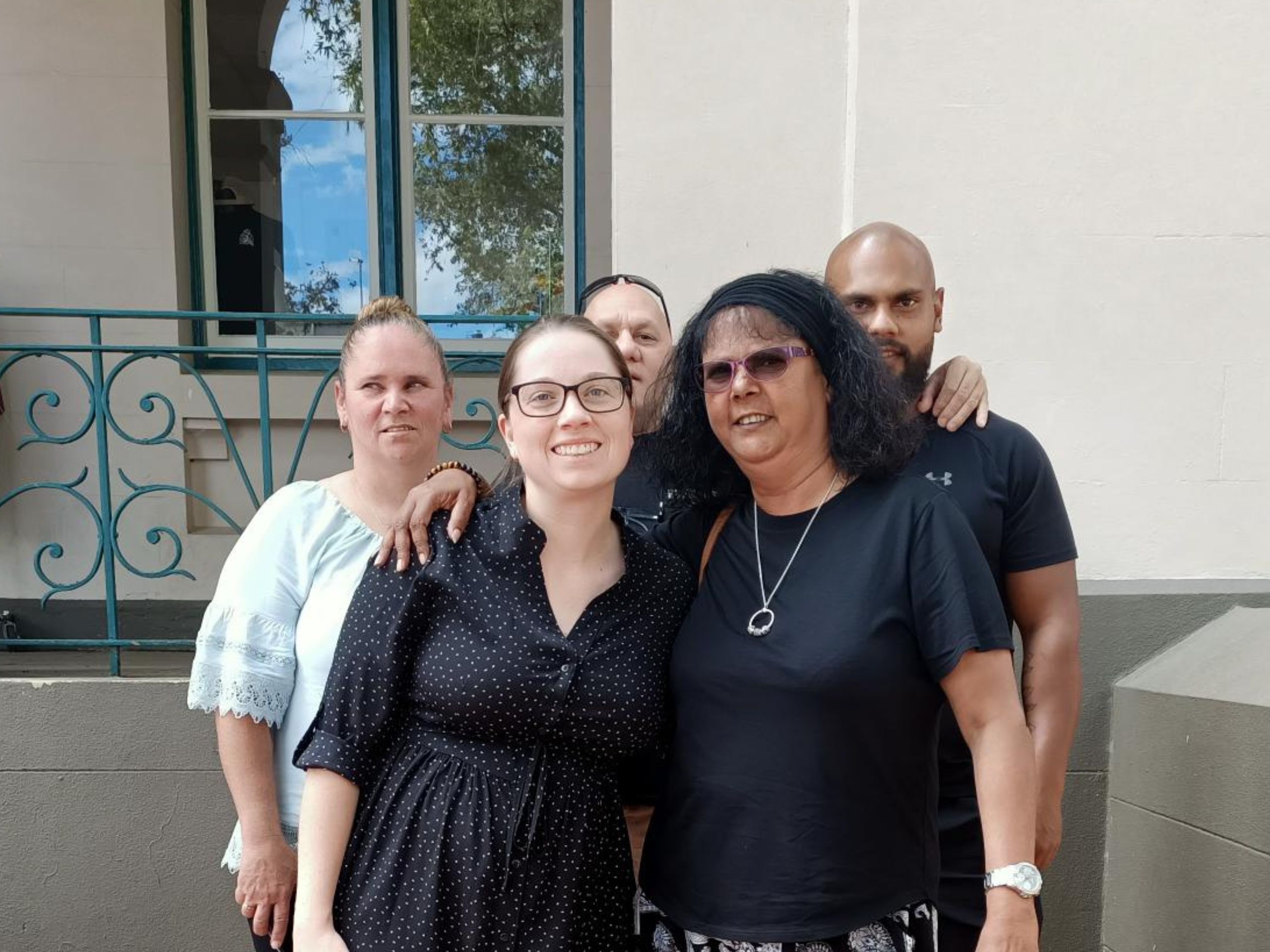 Five people stranding outside Tamworth courthouse
