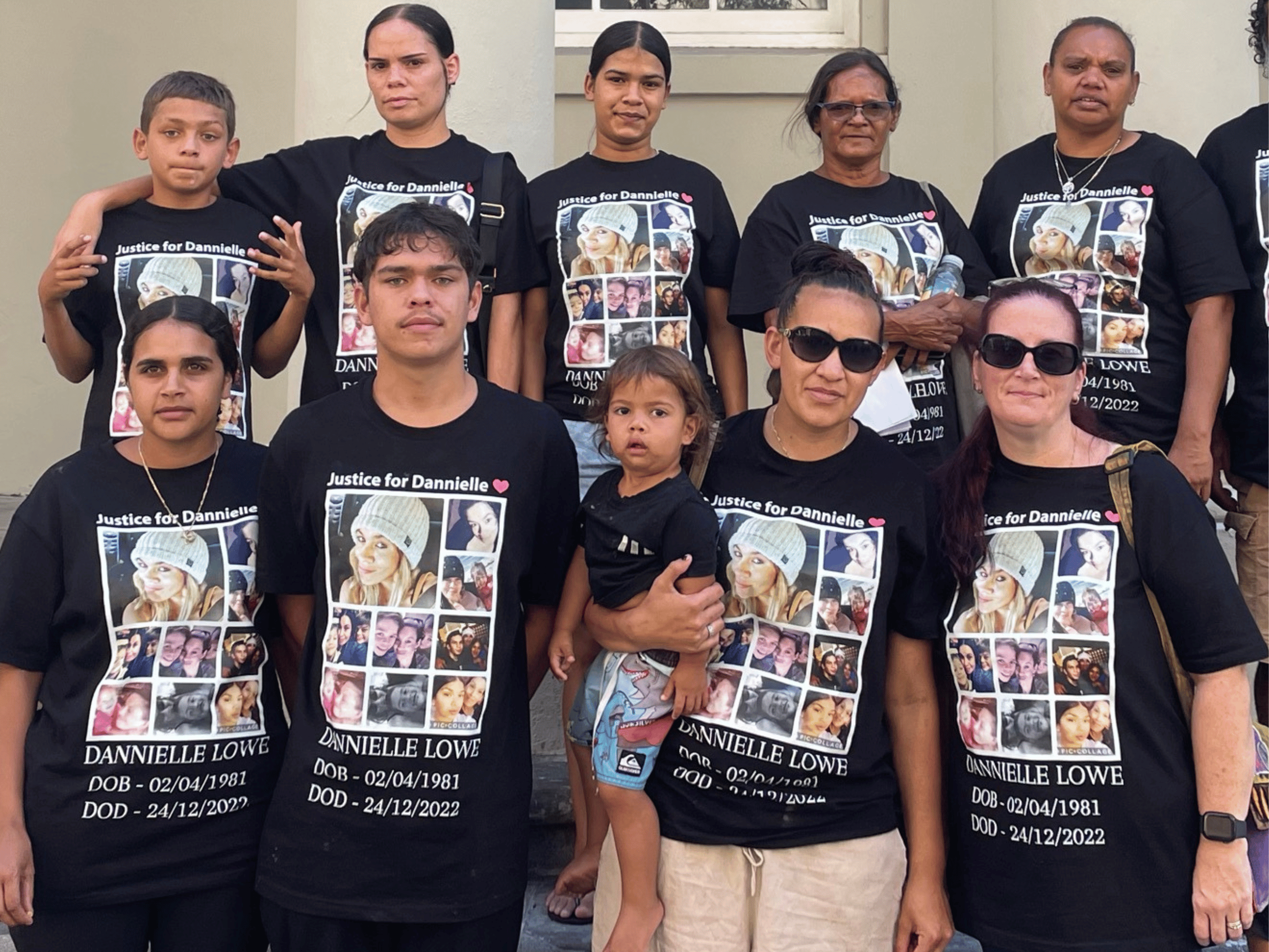 Dannielle Lowe family at inquest