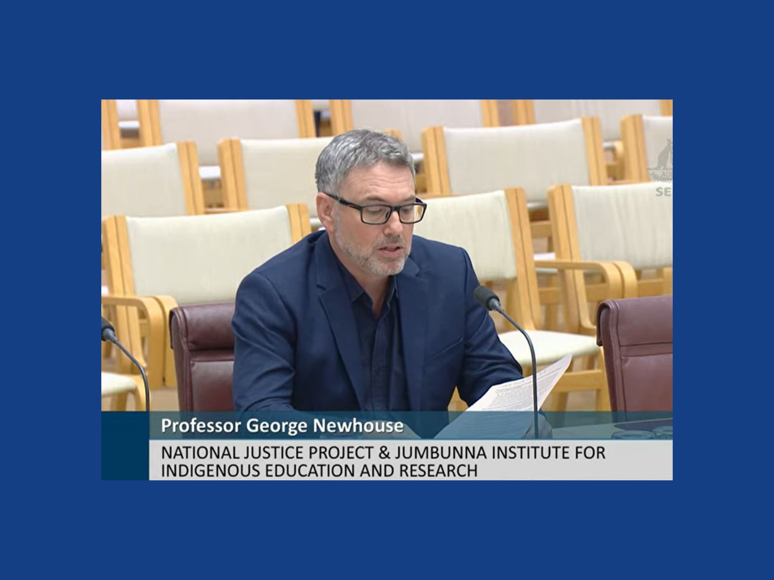 George Newhouse at Senate Inquiry